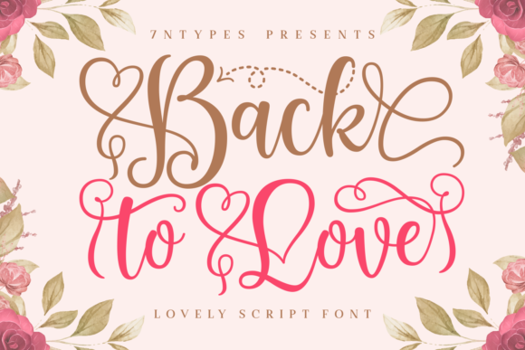 Back to Love: A Romantic Script Font for Web Design