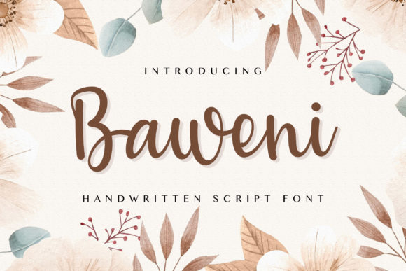 Baweni: A Handwritten Font for Modern Web Design