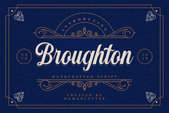 Broughton: A Handwritten Font for Branding