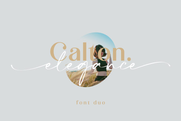 Calton Elegance Duo Font for Makers