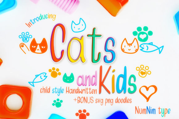 Cats and Kids Font: A Playful Typeface for Campaigns