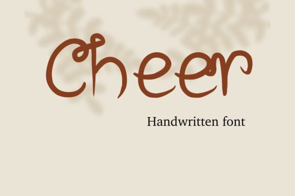Cheer Font: A Playful Typeface for Handmade Brands