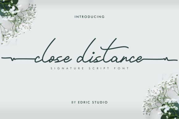 Close Distance: A Handwritten Font for Modern Web Design