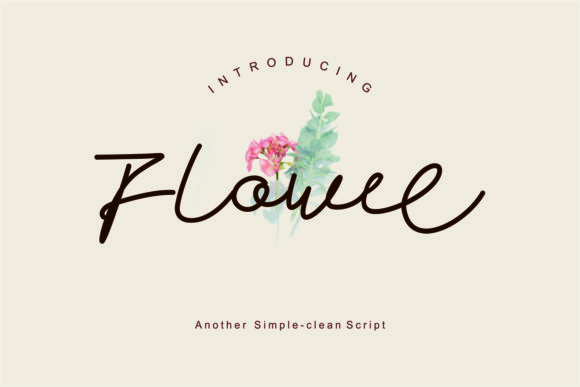 Flowee: A Stylish Script Font for Handmade Creators