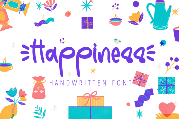 Happiness Font: A Playful Typeface for Branding