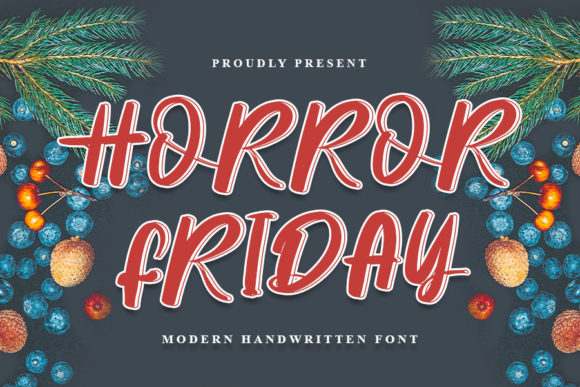 Horror Friday Font: A Playful Typeface for Bold Brands