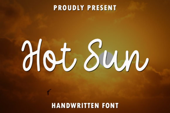 Hot Sun: A Balanced Script Typeface for Editorial Design