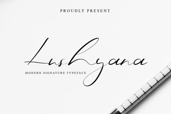 Lushyana: A Handwritten Font for Editorial Warmth