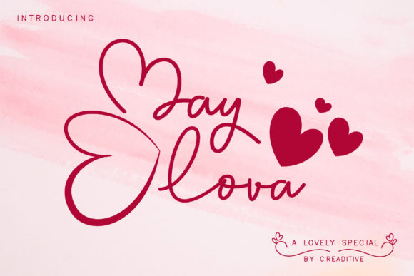 May Lova: A Handwritten Typeface for Editorial Design