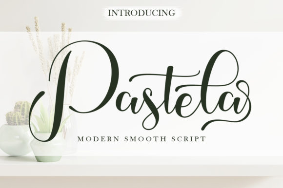Pastela: A Modern Script Font for Elegant Branding