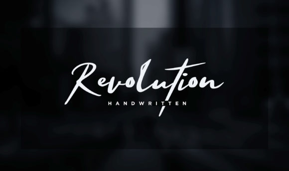 Revolution: A Handwritten Typeface for Editorial Design
