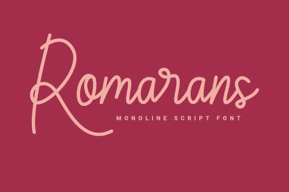 Romarans: A Handwritten Typeface for Authentic Branding