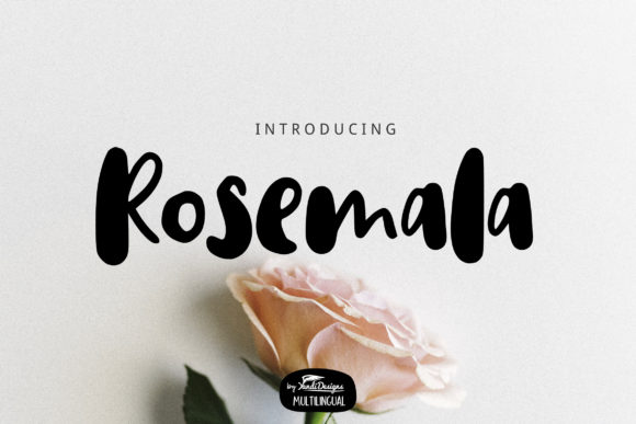 Rosemala: A Handwritten Typeface for Editorial Warmth