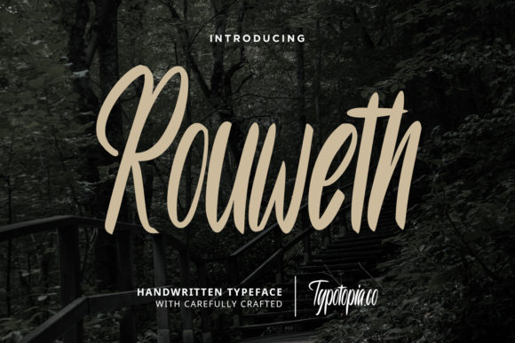Rouweth: The Bold Handwritten Font for Marketers