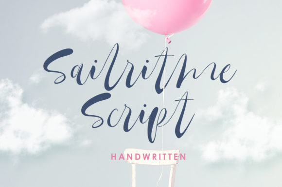 Sailritme: A Timeless Handwritten Font for Makers
