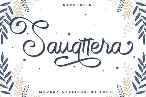 Savattera: A Script Font for Polished Branding