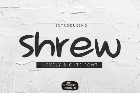 Shrew Font: A Playful Handwritten Typeface for Bold Brands