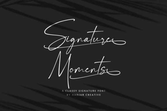 Signature Moments: A Handwritten Font for Crafters