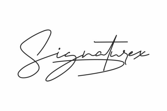 Signaturex: A Handwritten Font for Editorial Design