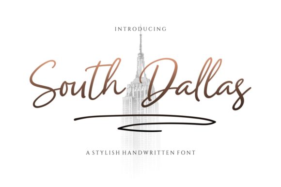 South Dallas: A Stylish Handwritten Typeface for Branding