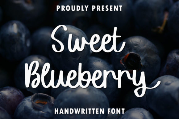Sweet Blueberry: A Handwritten Font for Web Design