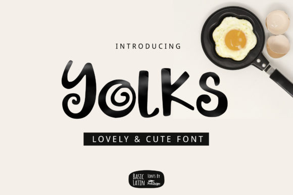 Yolks: A Whimsical Handwritten Font for Editorial Design